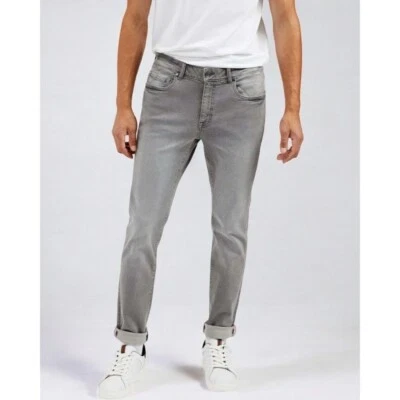 Ben Sherman Mens Slim Fit Light Gray Lunar Rock 5 pocket Denim Jeans NEW 34 X 32 - Image 1 of 2