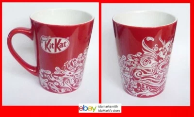 KITKAT Limited Edition RED CUP MUG Design FLAMES Nestle MALAYSIA Kit Kat 2013 - Image 1 of 4