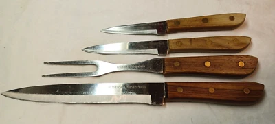 Cubiertos vintage Rogers Master-Guild 4 piezas cuchillos tenedor acero inoxidable Japón Foto 1 de 4