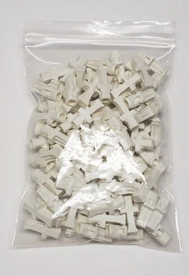 Commscope SC Adapter Dust Cap - White - Lot of 100 - Image 1 of 3