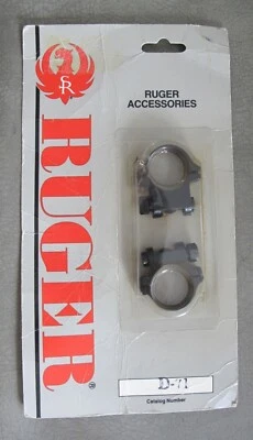 Прицел винтовочный Ruger 77 средние кольца 1 дюйм в упаковке. - Изображение 1 из 4