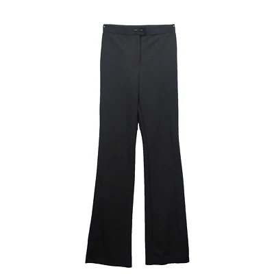 Pantalones de corte bootcut elásticos ajustados para mujer ZARA talla mediana entrepierna negra lisa 33 pulgadas Foto 1 de 4