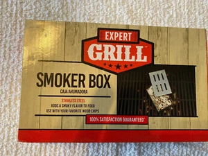 Expert Grill Stainless Steel Smoker Box NIB XG19-107-002-19 Use With Wood Chips - Picture 1 of 3