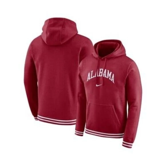 Sudadera con Capucha Pullover Retro Para Hombre Nike Crimson Alabama Crimson Tide Sketch, Talla: Mediana Foto 1 de 1