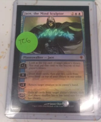 MTG Jace, the Mind Sculptor Foil x1 NM Worldwake Magic the Gathering - Image 1 of 2