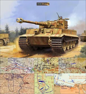 Novedad de feria 2024 / Pz.Kpfw.VI Ausf.E Tiger I + 6 tarjetas de batalla + paño de aviador - Imagen 1 de 24