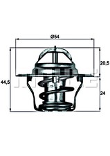 Engine Thermostat For FORD II I NISSAN ROVER AUSTIN SUBARU LAND ROVER KIA ERT9