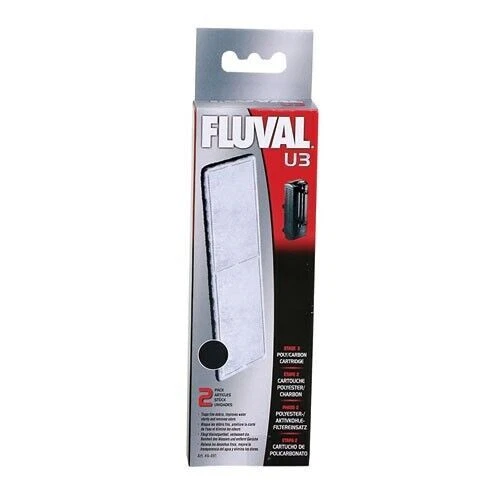 RA Fluval Poly/Carbon Cartridge for U3 - 2 pk - Image 1 of 1
