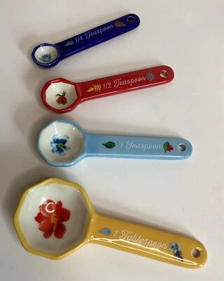 PIONEER WOMAN Cucharas Medidoras 4 Ramo Primavera Foto 1 de 4