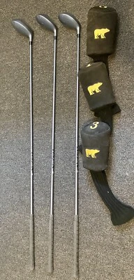 Palos de mujer Golden Bear Jack Nicklaus, 1, 3 y 5, cubiertas para la cabeza, acero Foto 1 de 4