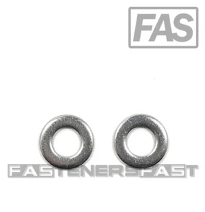 (100) M6 DIN125A Stainless Steel Flat Washer 6mm DIN 125 A2 (QTY:100 Pieces) - Picture 1 of 4