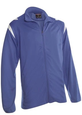 *NUEVA Chaqueta de Hombre Vizari Fútbol Cambria Rendimiento Deportes Calentamiento Cremallera Azul L Foto 1 de 4