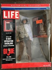 Gi Joe Life WW2 Battle D-day Army Ranger Man Soldier BAR Gunner Omaha Beach 1944