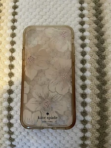 KATE SPADE - NEW YORK- Protective Case for Apple iPhone 10 - Clear/Floral - Picture 1 of 2