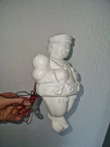 TRUCK DRIVER sujet plastique anncien 22 cm décor de CAMION - Foto 1 di 15