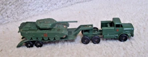 Matchbox by Lesney Thorneycroft Antar 50 ton Tank transporter centurion tank - Picture 1 of 9