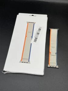 Apple Watch Band - Trail Loop (49mm) - Orange/Beige Small/Medium - Photo 1 sur 7