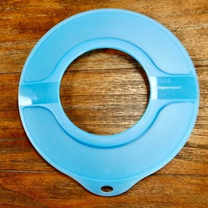 Tupperware Mixing Batter Bowl Guard Blue Replacement 4970A-2 Retired - Picture 1 of 3