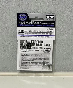 Rodillos de carreras de bolas de aluminio cónicos ligeros de 13 mm TAMIYA 95683 HG (sin anillos) - Imagen 1 de 3