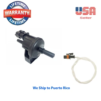 Válvula de purga de bote de vapor + coleta para buick Saturn Outlook GMC Acadia 3,6 L CTS Foto 1 de 4