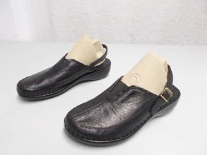 Zapatos para mujer EASY SPIRIT DARLAS negros cuero/textil cabestrillos mulas talla 7 M - Imagen 1 de 12