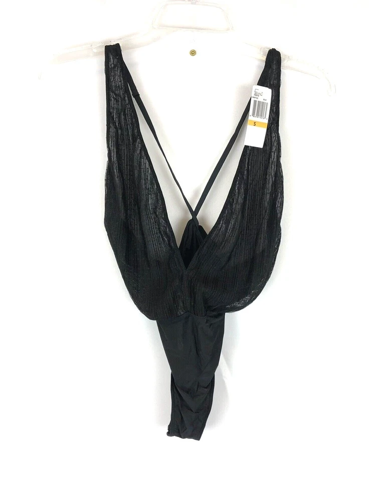 Body de mujer Felina negro sin mangas plisado talla S Foto 1 de 3