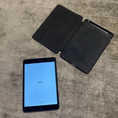 iPad Mini 2nd Gen Space Grey 128GB Excellent Condition bundle with case A1489 - Image 1 of 4
