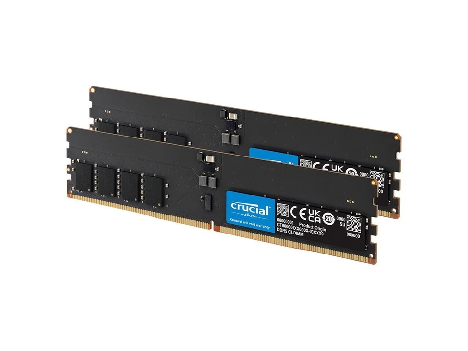 Crucial Technology CT2K64G64C52CU5 Crucial 128gb Kit [2x64gb] Ddr5-6400 Cudimm - Image 1 of 4