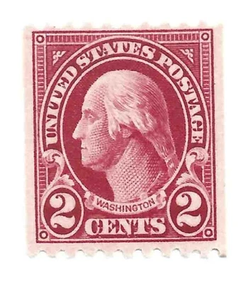 Scott# 606a - George Washington (I732-I799) - I923 - MHN - Original Gum - Image 1 of 2