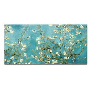 Van Gogh - Mandelblüte in Blüte Kunst Ölgemälde handgemalt Repro auf Leinwand - Bild 1 von 8