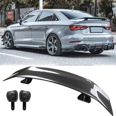 46" Rear Trunk /Spoiler Lip Wing Racing Carbon Fiber For Audi A3 /S3/RS3 Foto 1 de 4