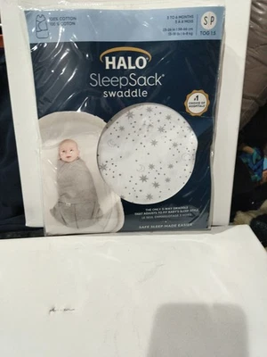 Nuevo Saco de Dormir Halo Bebé Envoltura Celestial 3-6 Meses Algodón  Foto 1 de 4