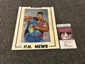 P.n. Foto firmada por noticias 8x10 Jsa Coa Wcw Pn noticias raras - Imagen 1 de 1