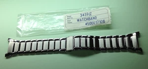 Seiko Watch Bracelet - NEW - Stainless Steel - 28mm / 16mm  - Part # 34S9jZ - Picture 1 of 6