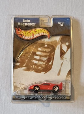 Hot Wheels Ferrari F40 Auto Milestone Real Riders Car Culture Premium ULTRA Raro Foto 1 de 3
