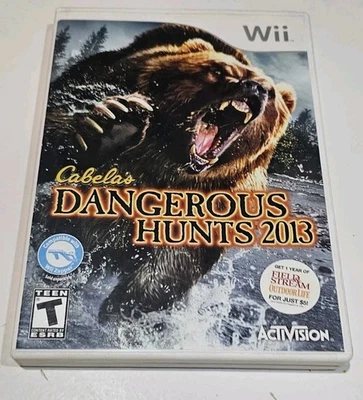 Cabela’s Dangerous Hunts 2013 (Nintendo Wii) - Completo con Manual y Probado -... Foto 1 de 2