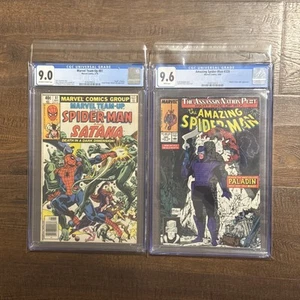 Spider-Man CGC Lot Of 2 ASM #320 CGC 9.6 WP Marvel Team Up 81 CGC 9.0 OW/W 🌟 - Picture 1 of 8