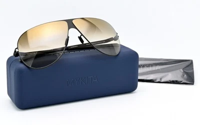 MYKITA Sonnenbrille NO.1 SUN ELLIOT Schwarz Matt Pilot M Zeiss Braun Spiegel O-o - Bild 1 von 4