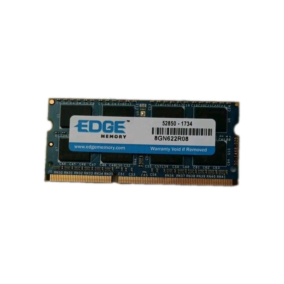 8GN622R08LW Edge Memory 8GB PC3-12800 DDR3-1600MHz CL11 204-Pin SoDimm 1.35V - Image 1 of 4