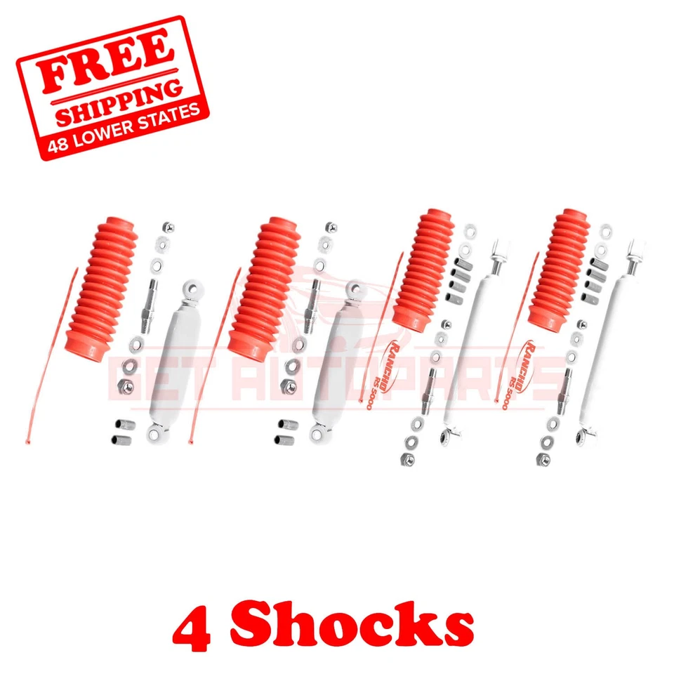 Amortiguadores Rancho 87 GMC R-1500 2x2 1,5" elevación RS5000X Foto 1 de 4