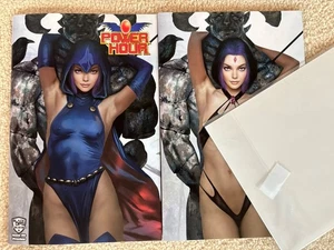 Power Hour #2 Comic Book Set Preview Regular And Naughty Virgin Variant NM 18+ - Bild 1 von 2