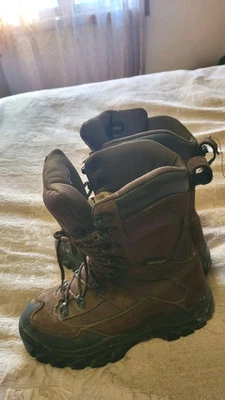 Botas de invierno Cabelas Dry-Plus para mujer 81-3351 cuero marrón talla 7 D gamuza ancha Foto 1 de 4