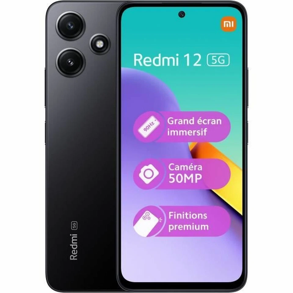 Xiaomi Redmi 12 4 128GB 6.79" 5G Midnight Black ITA