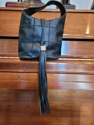 Chanel Tassel Hobo Square Stitch Large Black bag - Image 1 of 4