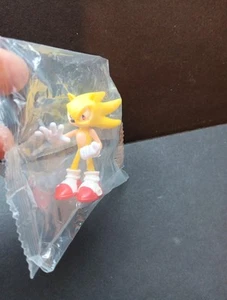 Figura de acción Sonic the Hedgehog Super Sonic amarillo 3" pulgadas envío rápido - Imagen 1 de 4