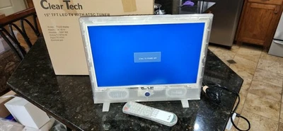 15" Clear Television.. See Through TV with Remote Works; original box - Image 1 of 4