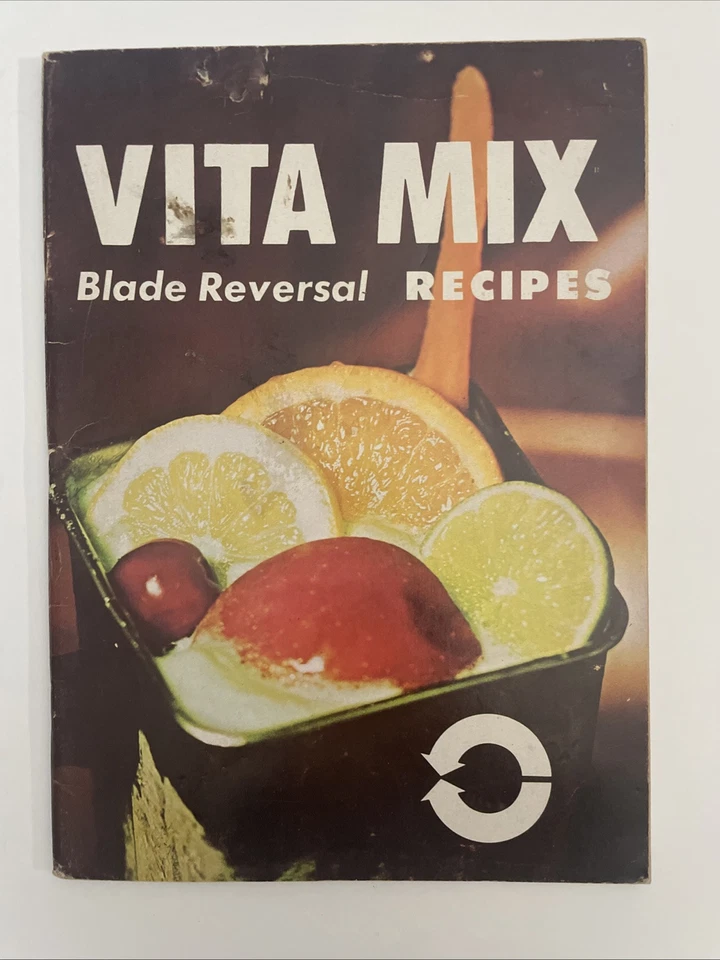 1975 Vita Mix Recipes Instructions Blade Reversal Ruth Barnard Paperback - Image 1 of 3
