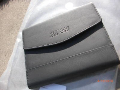 2000-2003 BMW E52 OEM ORIGINAL ALPINA Z8 Genuine LEATHER OWNER'S BOOK CASE💯 - Image 1 of 2