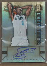 2011-12 Panini Gold Standard Golden Futures Autographs #BB Bismack Biyombo