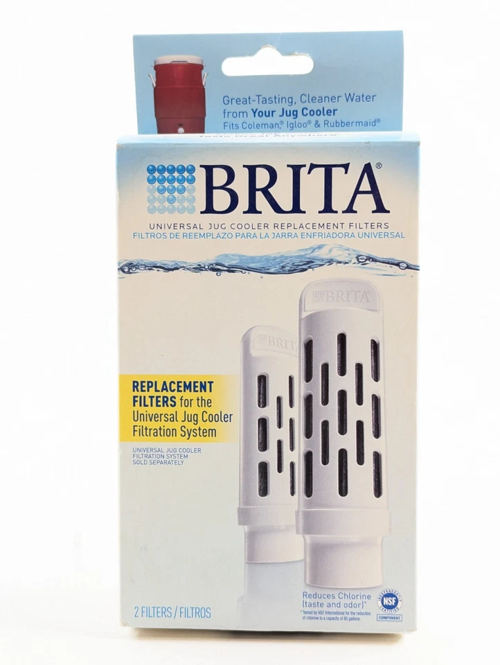 Brita Replacement Filters 2-Pack – Universal Jug Cooler JUGRPLB4 Model NIB - Image 1 of 3